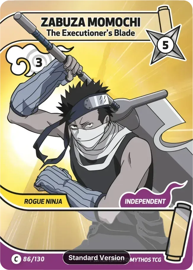Zabuza Momochi - Kubikiribōchō — Konoha Shidō — Naruto Mythos TCG