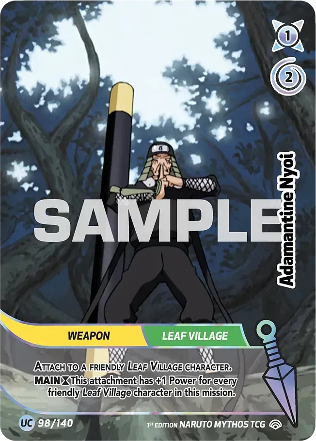 Adamantine Nyoi — Shinobi Shiren — Naruto Mythos TCG