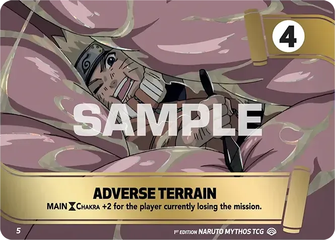 Adverse Terrain — Shinobi Shiren — Naruto Mythos TCG