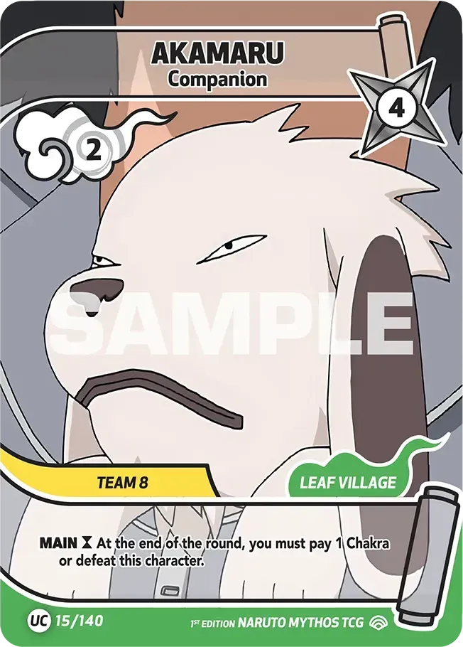 Akamaru - Companion — Shinobi Shiren — Naruto Mythos TCG
