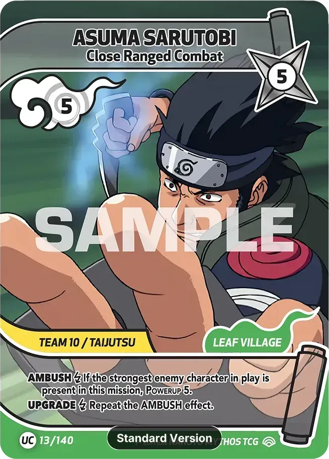 Asuma Sarutobi - Close Ranged Combat — Shinobi Shiren — Naruto Mythos TCG