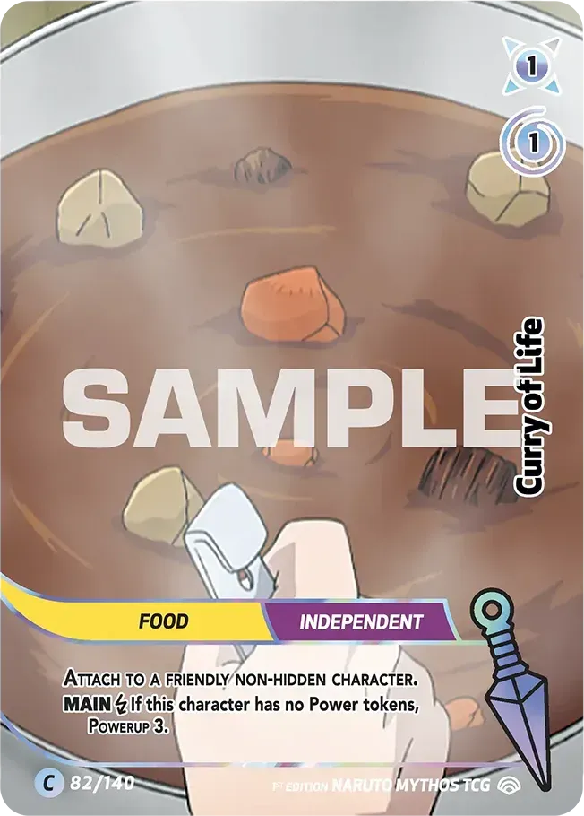 Curry of Life — Shinobi Shiren — Naruto Mythos TCG