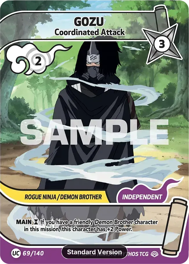 Gozu - Coordinated Attack from Shinobi Shiren - Naruto Mythos TCG