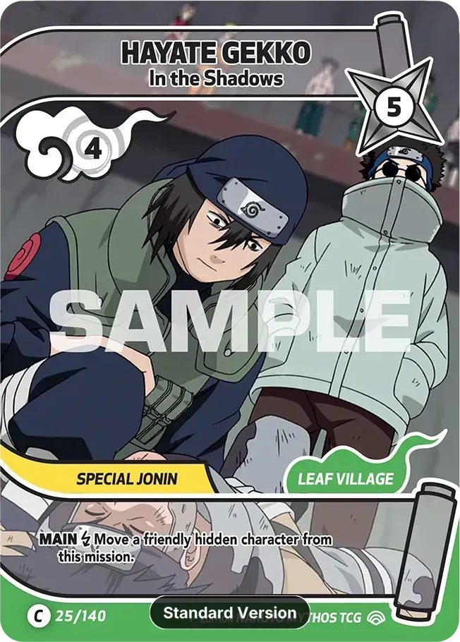 Hayate Gekko - In the Shadows — Shinobi Shiren — Naruto Mythos TCG