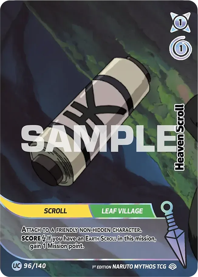 Heaven Scroll — Shinobi Shiren — Naruto Mythos TCG