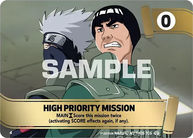 High Priority Mission — Shinobi Shiren — Naruto Mythos TCG