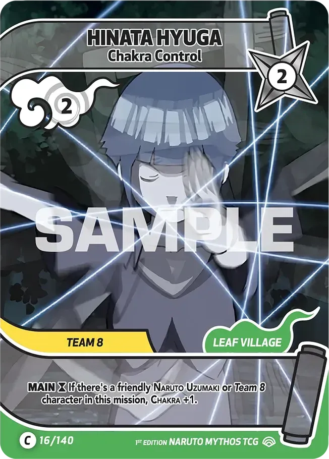 Hinata Hyuga - Chakra Control — Shinobi Shiren — Naruto Mythos TCG