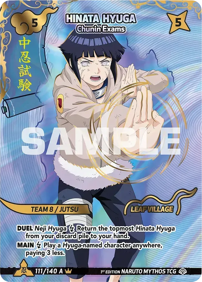 Hinata Hyuga - Chunin Exams — Shinobi Shiren — Naruto Mythos TCG