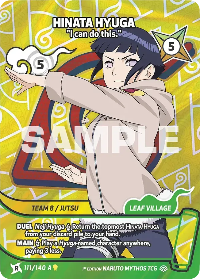 Hinata Hyuga - "I can do this." — Shinobi Shiren — Naruto Mythos TCG