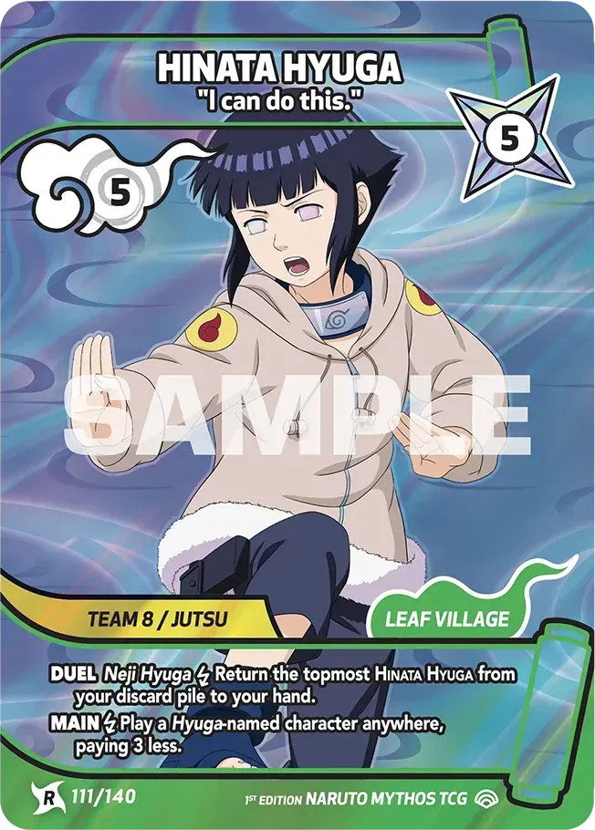 Hinata Hyuga - "I can do this." — Shinobi Shiren — Naruto Mythos TCG