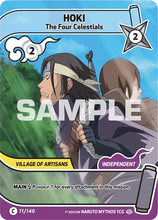 Hoki - The Four Celestials — Shinobi Shiren — Naruto Mythos TCG