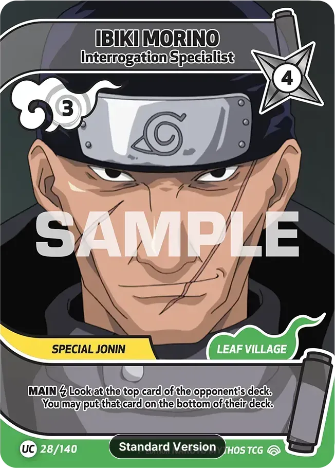Ibiki Morino - Interrogation Specialist — Shinobi Shiren — Naruto Mythos TCG