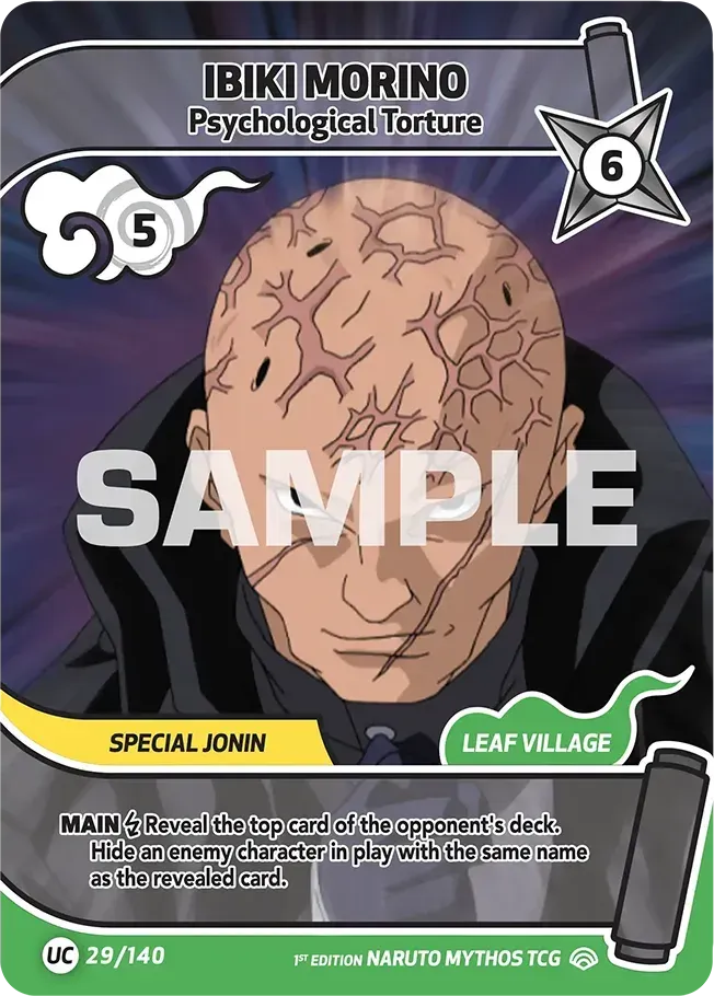 Ibiki Morino - Psychological Torture — Shinobi Shiren — Naruto Mythos TCG