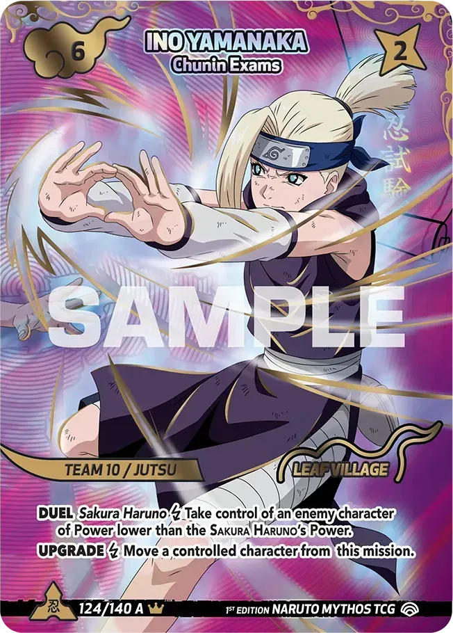 Ino Yamanaka - Chunin Exams — Shinobi Shiren — Naruto Mythos TCG