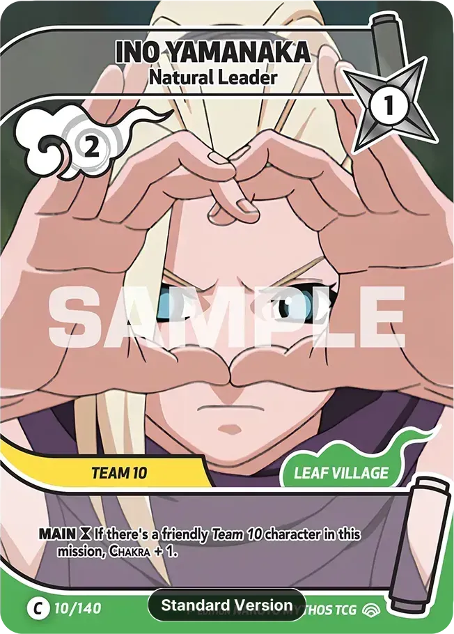 Ino Yamanaka - Natural Leader from Shinobi Shiren - Naruto Mythos TCG