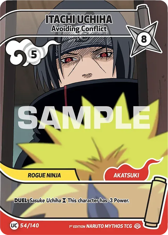 Itachi Uchiha - Avoiding Conflict — Shinobi Shiren — Naruto Mythos TCG