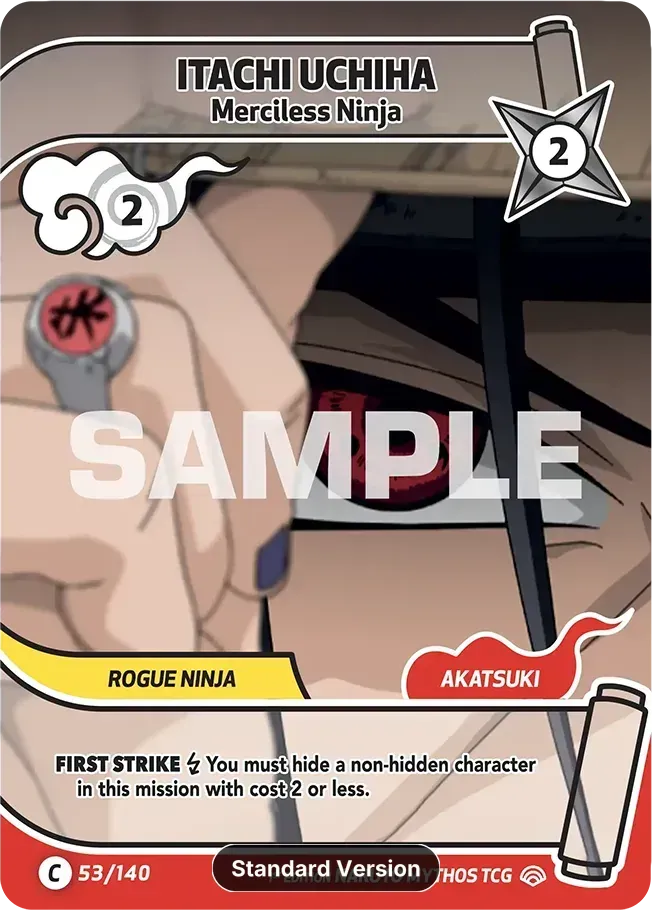 Itachi Uchiha - Merciless Ninja — Shinobi Shiren — Naruto Mythos TCG
