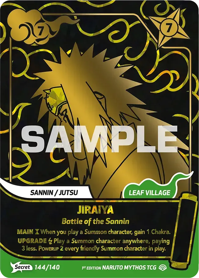 Jiraiya - Battle of the Sannin — Shinobi Shiren — Naruto Mythos TCG