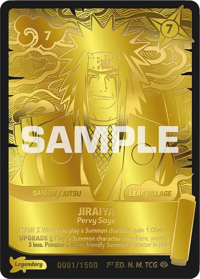Jiraiya - Pervy Sage — Shinobi Shiren — Naruto Mythos TCG