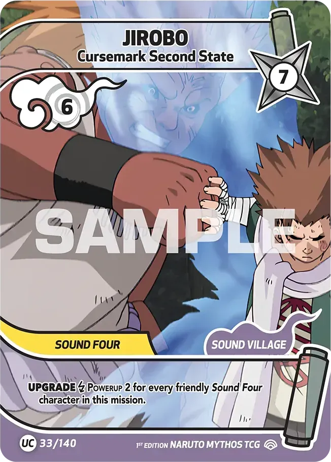 Jirobo - Cursemark Second State — Shinobi Shiren — Naruto Mythos TCG