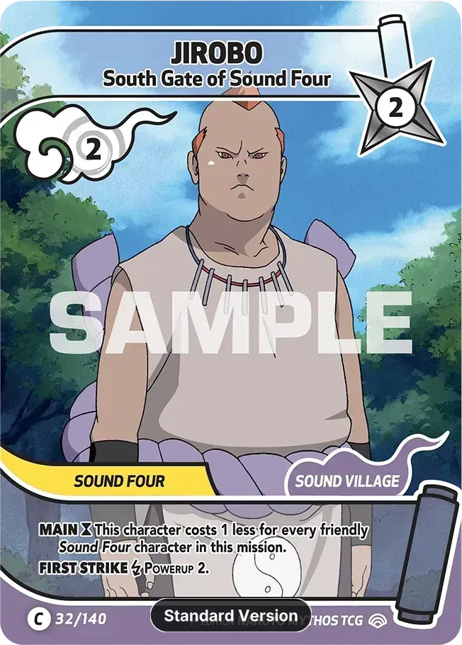 Jirobo - South Gate of Sound Four — Shinobi Shiren — Naruto Mythos TCG
