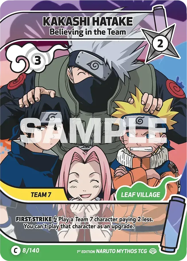 Kakashi Hatake - Believing in the Team — Shinobi Shiren — Naruto Mythos TCG