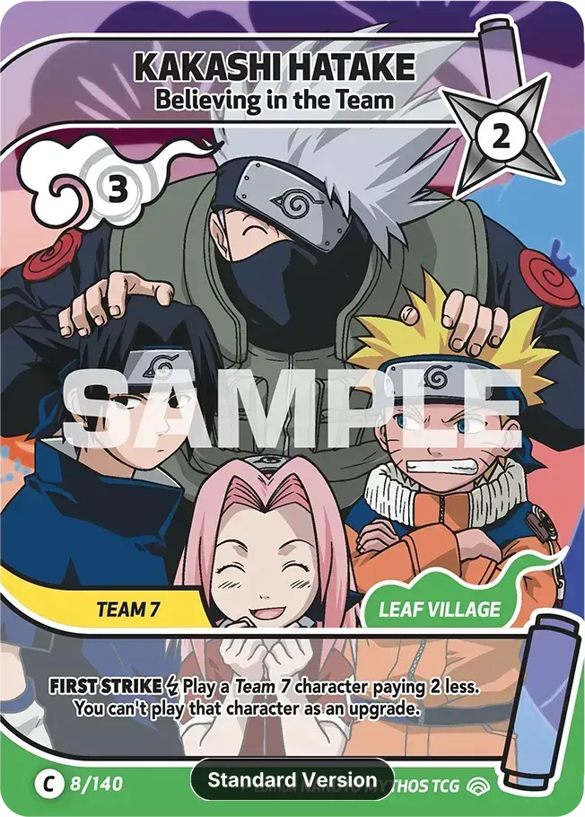 Kakashi Hatake - Believing in the Team — Shinobi Shiren — Naruto Mythos TCG