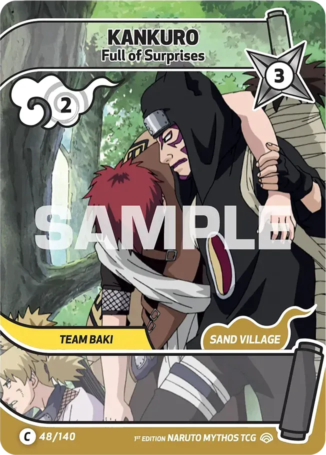 Kankuro - Full of Surprises — Shinobi Shiren — Naruto Mythos TCG