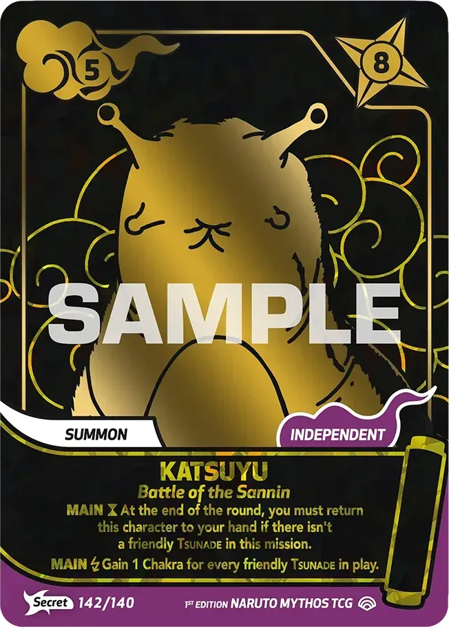 Katsuyu - Battle of the Sannin — Shinobi Shiren — Naruto Mythos TCG