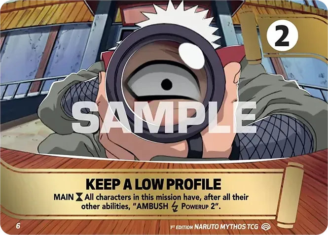 Keep a Low Profile — Shinobi Shiren — Naruto Mythos TCG