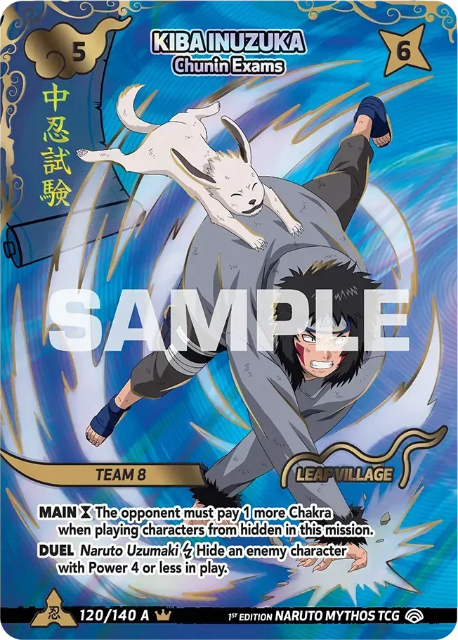 Kiba Inuzuka - Chunin Exams — Shinobi Shiren — Naruto Mythos TCG
