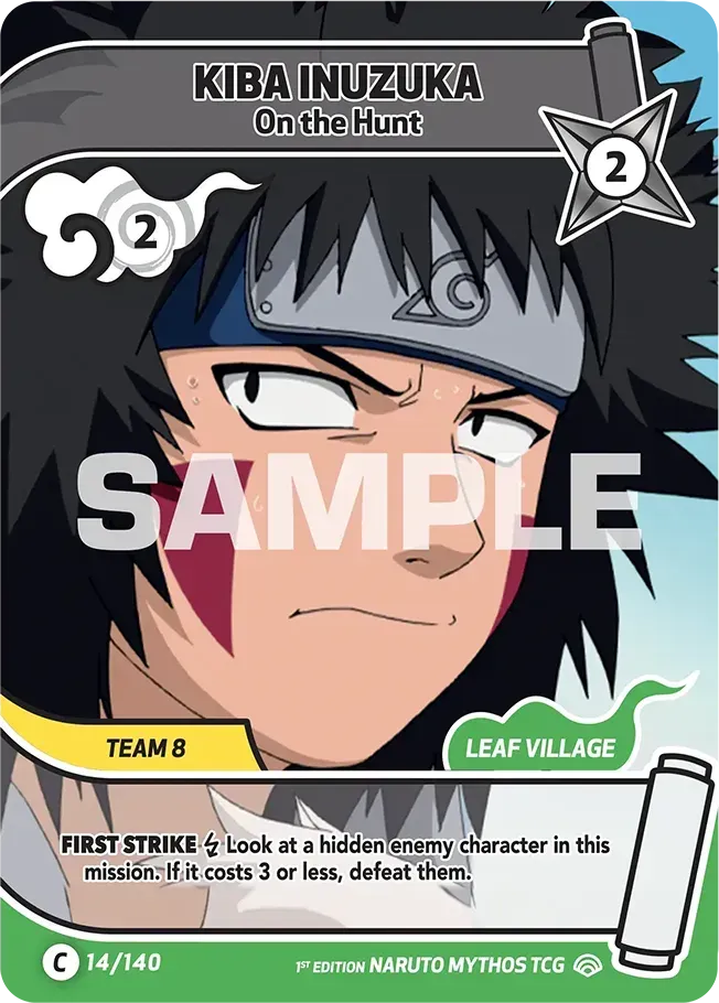 Kiba Inuzuka - On the Hunt — Shinobi Shiren — Naruto Mythos TCG
