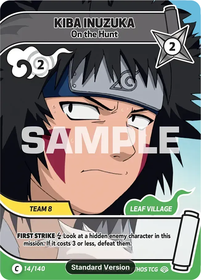 Kiba Inuzuka - On the Hunt from Shinobi Shiren - Naruto Mythos TCG