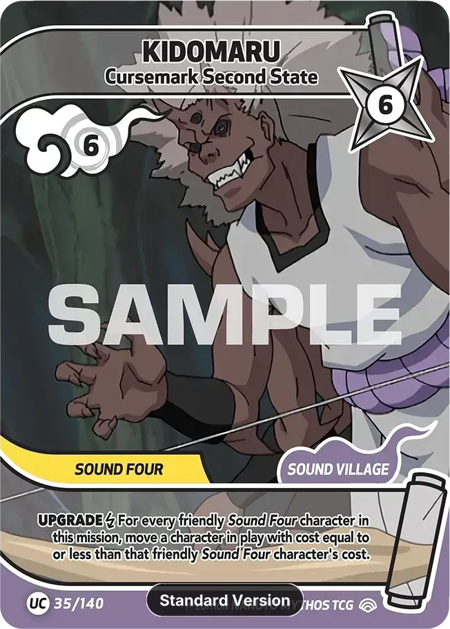 Kidomaru - Cursemark Second State — Shinobi Shiren — Naruto Mythos TCG