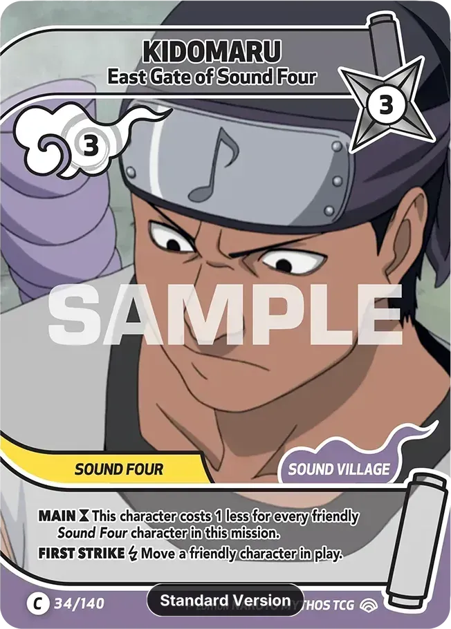 Kidomaru - East Gate of Sound Four — Shinobi Shiren — Naruto Mythos TCG