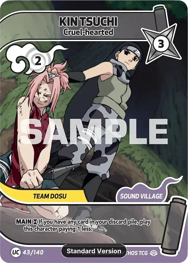 Kin Tsuchi - Cruel-hearted — Shinobi Shiren — Naruto Mythos TCG