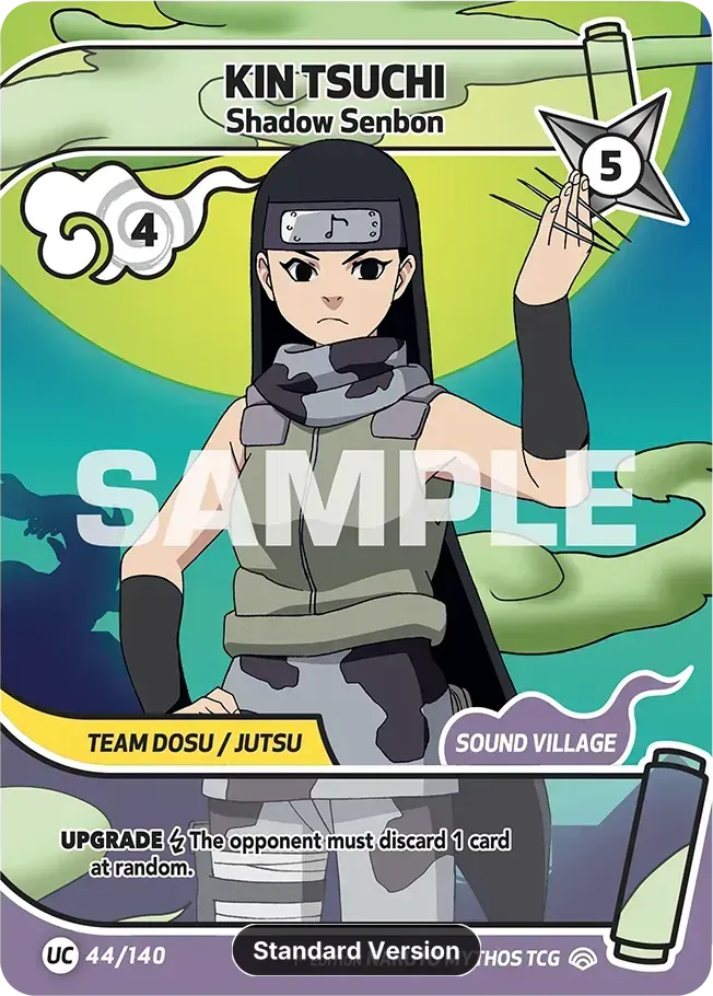 Kin Tsuchi - Shadow Senbon — Shinobi Shiren — Naruto Mythos TCG