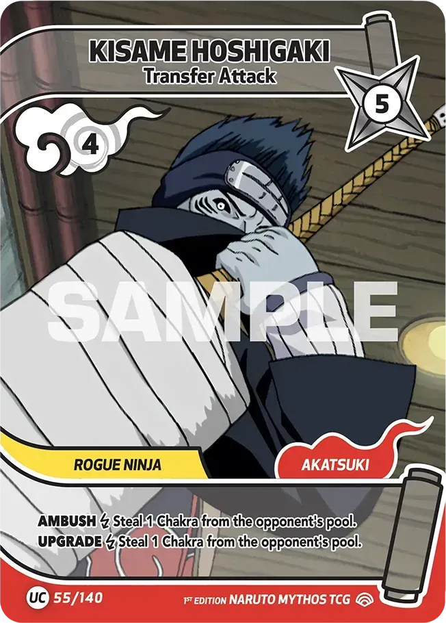Kisame Hoshigaki - Transfer Attack — Shinobi Shiren — Naruto Mythos TCG