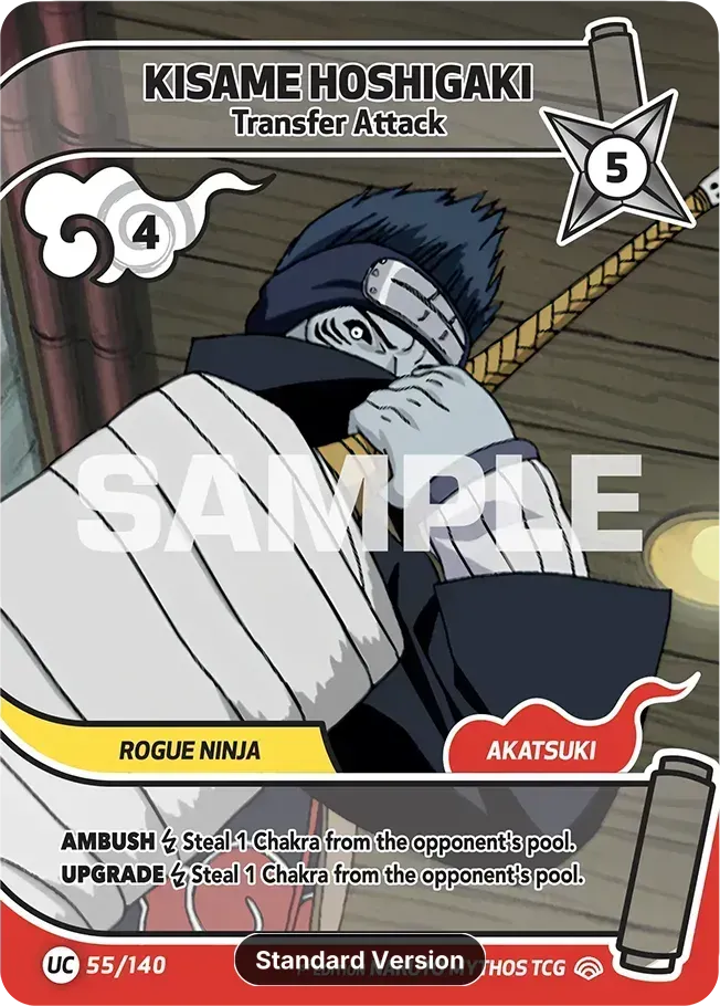 Kisame Hoshigaki - Transfer Attack — Shinobi Shiren — Naruto Mythos TCG