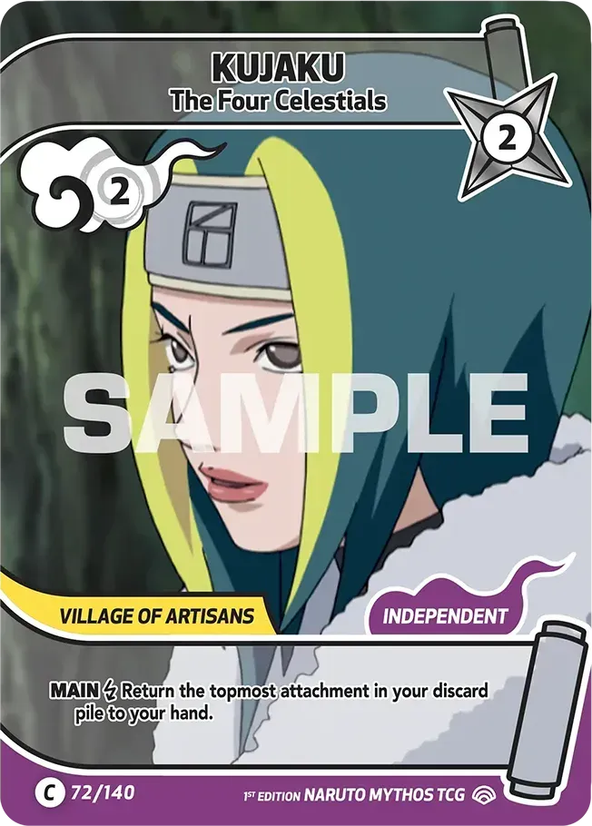 Kujaku - The Four Celestials — Shinobi Shiren — Naruto Mythos TCG
