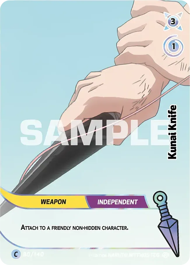 Kunai Knife — Shinobi Shiren — Naruto Mythos TCG