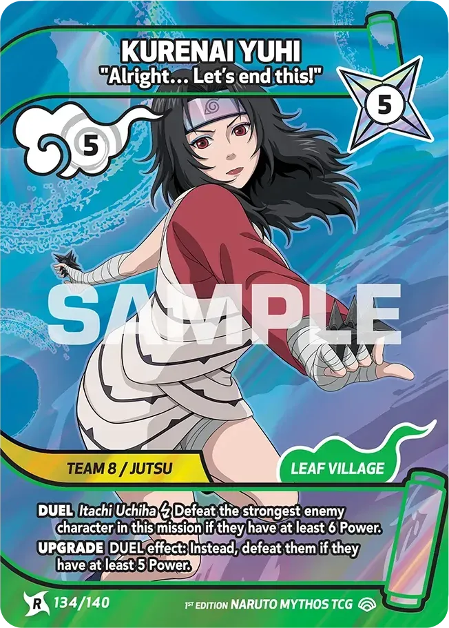 Kurenai Yuhi - "Alright… Let’s end this!" — Shinobi Shiren — Naruto Mythos TCG