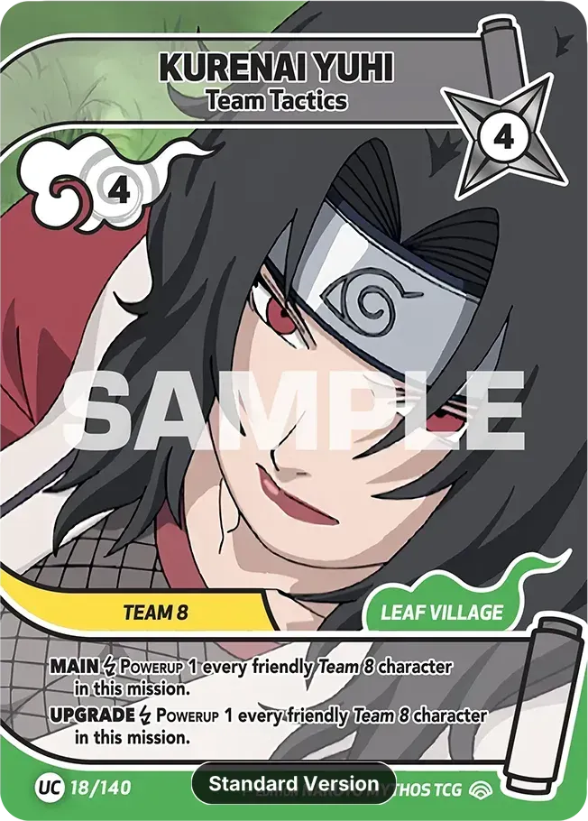 Kurenai Yuhi - Team Tactics — Shinobi Shiren — Naruto Mythos TCG