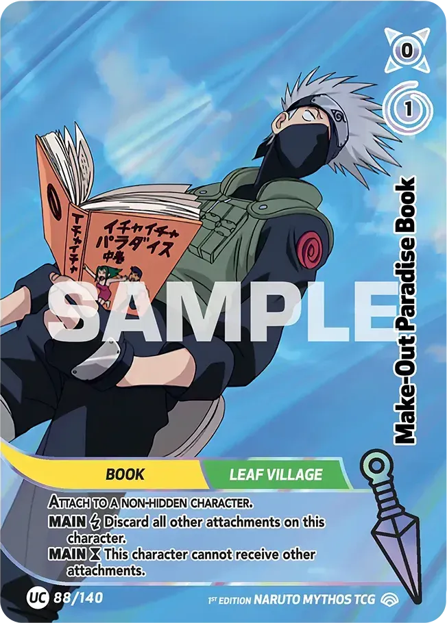 Make-Out Paradise Book — Shinobi Shiren — Naruto Mythos TCG