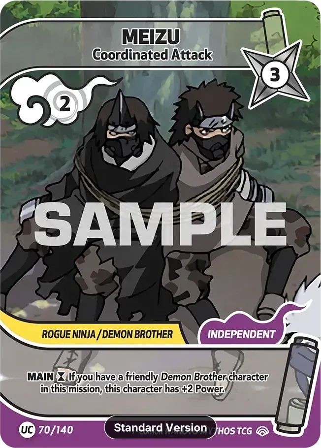 Meizu - Coordinated Attack — Shinobi Shiren — Naruto Mythos TCG