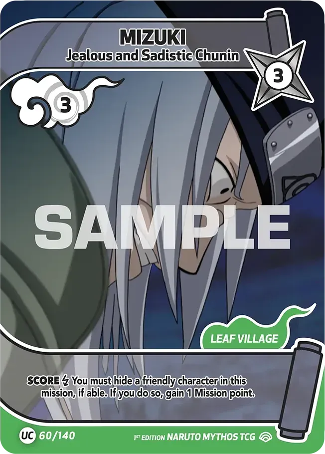 Mizuki - Jealous and Sadistic Chunin — Shinobi Shiren — Naruto Mythos TCG