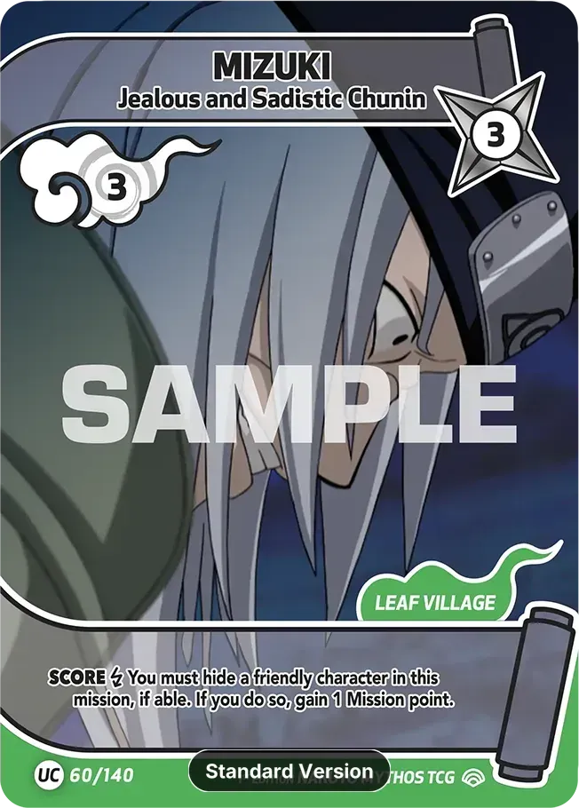 Mizuki - Jealous and Sadistic Chunin — Shinobi Shiren — Naruto Mythos TCG