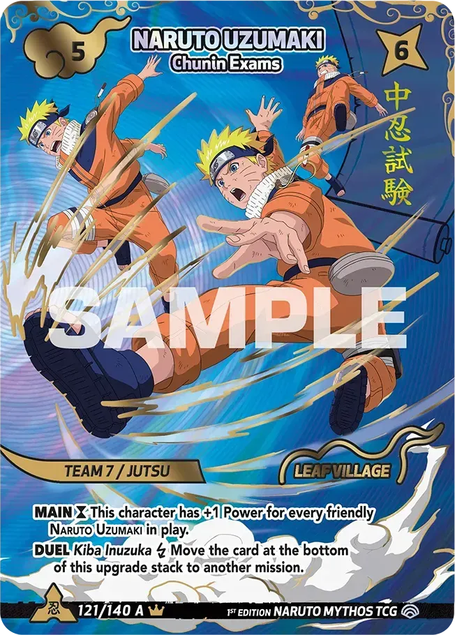 Naruto Uzumaki - Chunin Exams — Shinobi Shiren — Naruto Mythos TCG