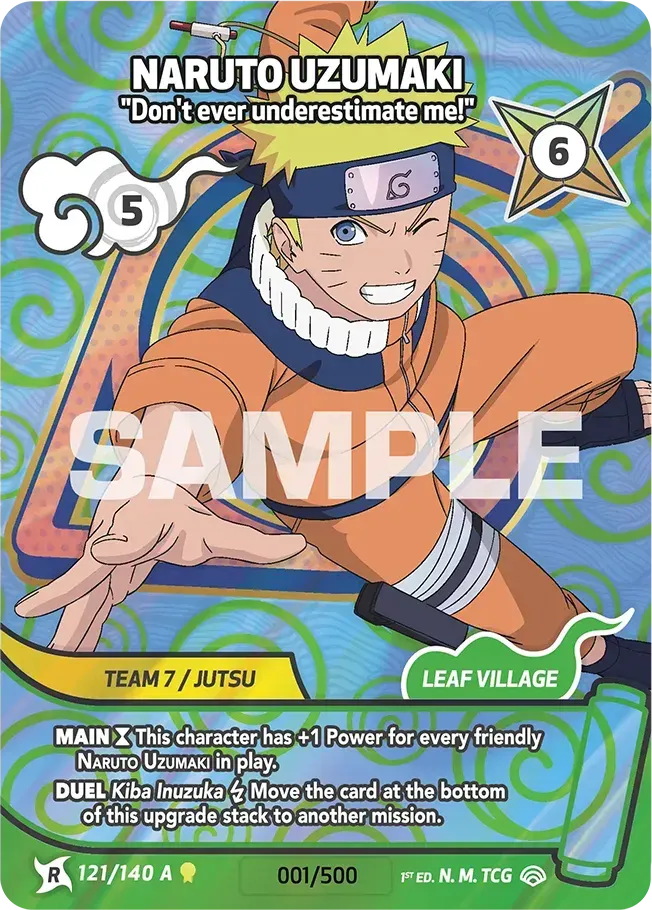 Naruto Uzumaki - "Don't ever underestimate me!" — Shinobi Shiren — Naruto Mythos TCG