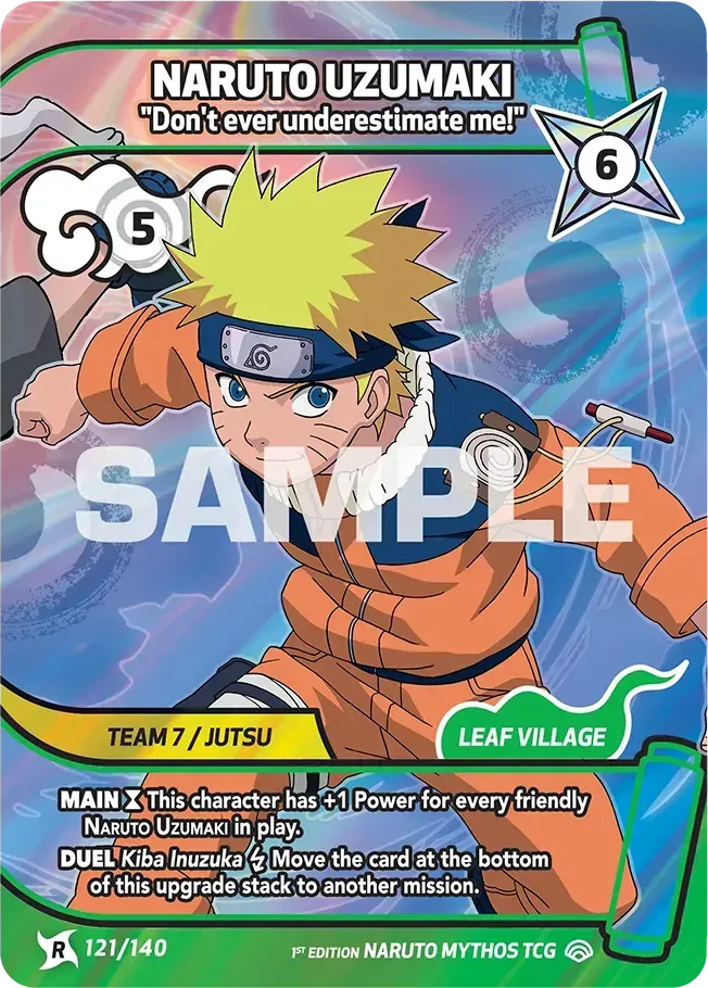 Naruto Uzumaki - "Don't ever underestimate me!" — Shinobi Shiren — Naruto Mythos TCG